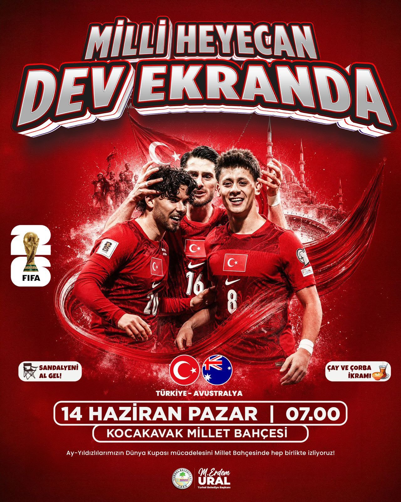 Milli Heyecan Dev Ekranda